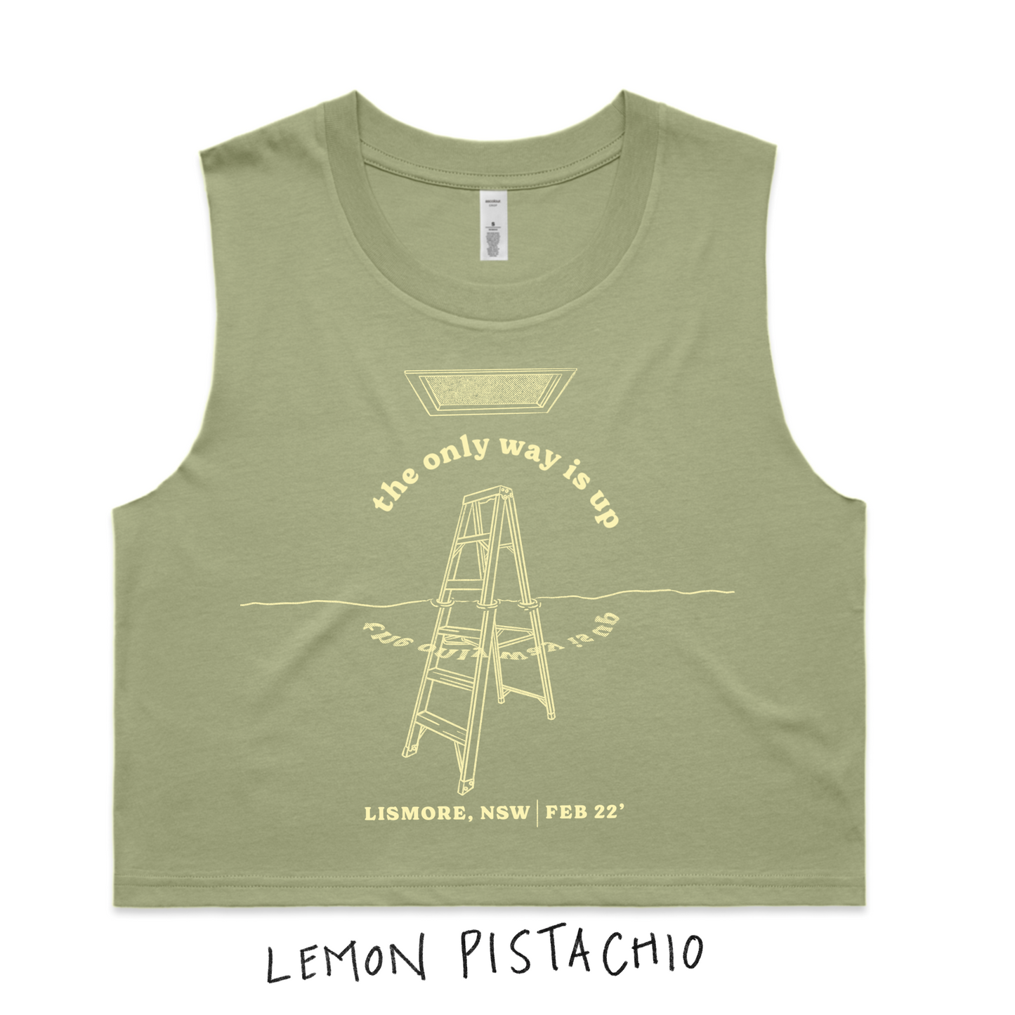 'The Only Way Is Up' Tank | Lemon Pistachio