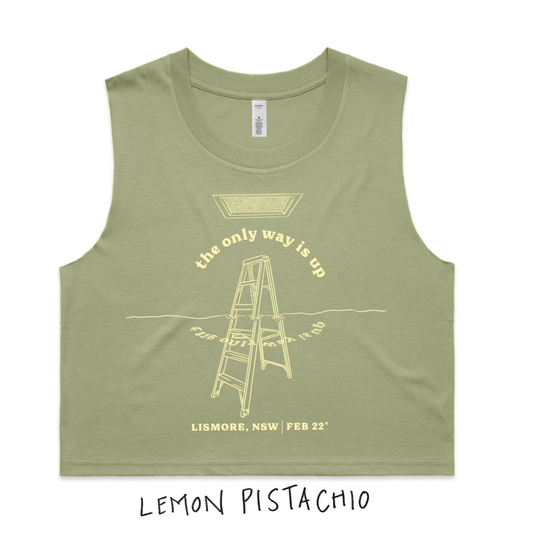 'The Only Way Is Up' Tank | Lemon Pistachio