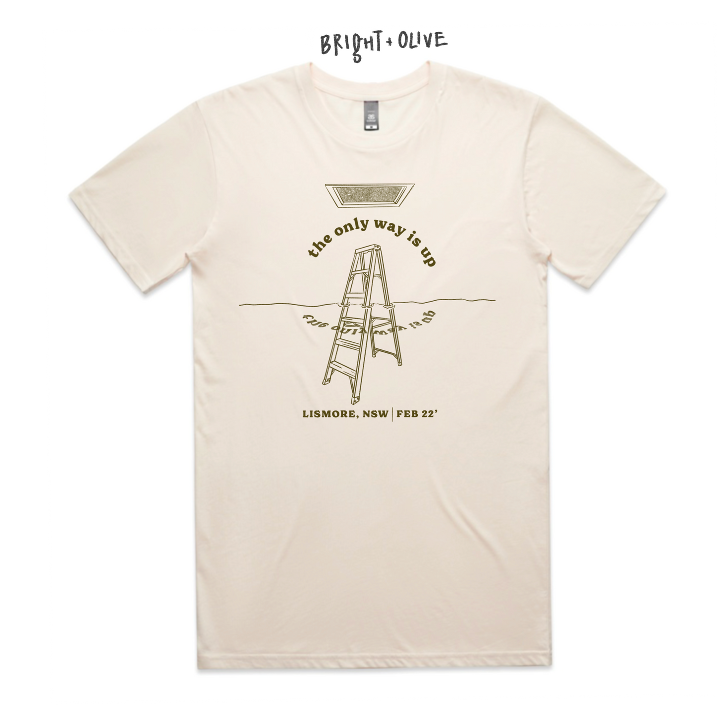 'The Only Way Is Up' Tees | Bright + Olive