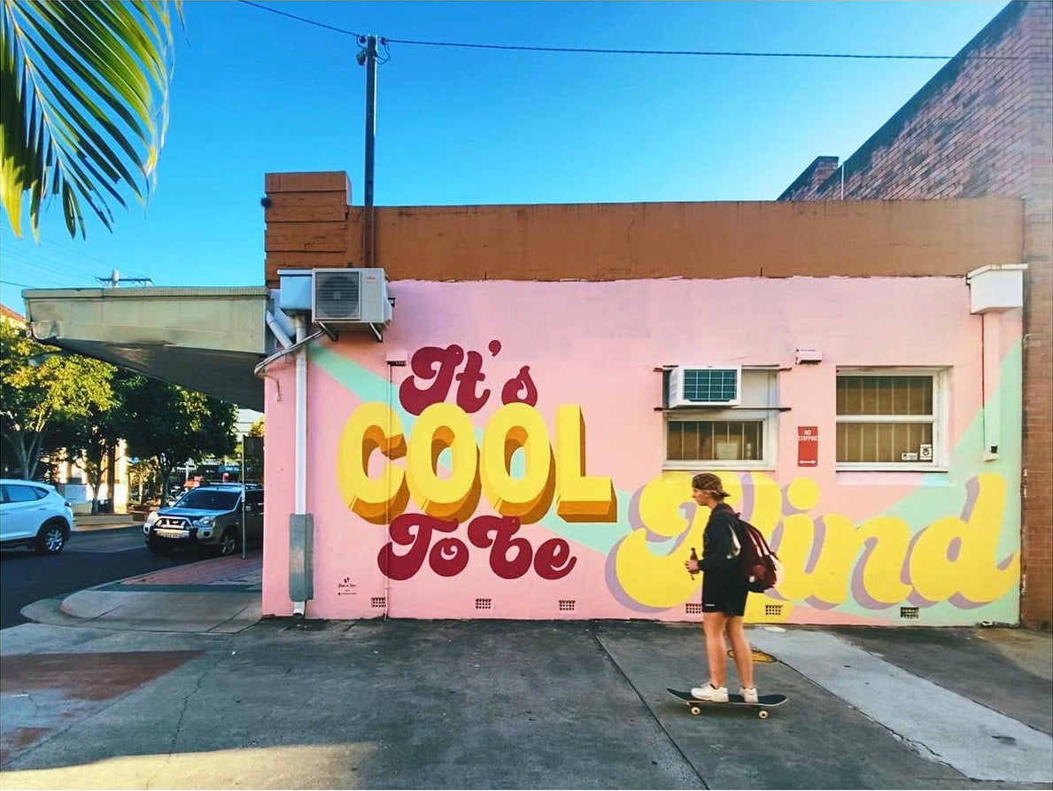 It's Cool To Be Kind | Holographic Sticker