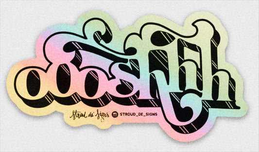 OoOshhh | Holographic Sticker