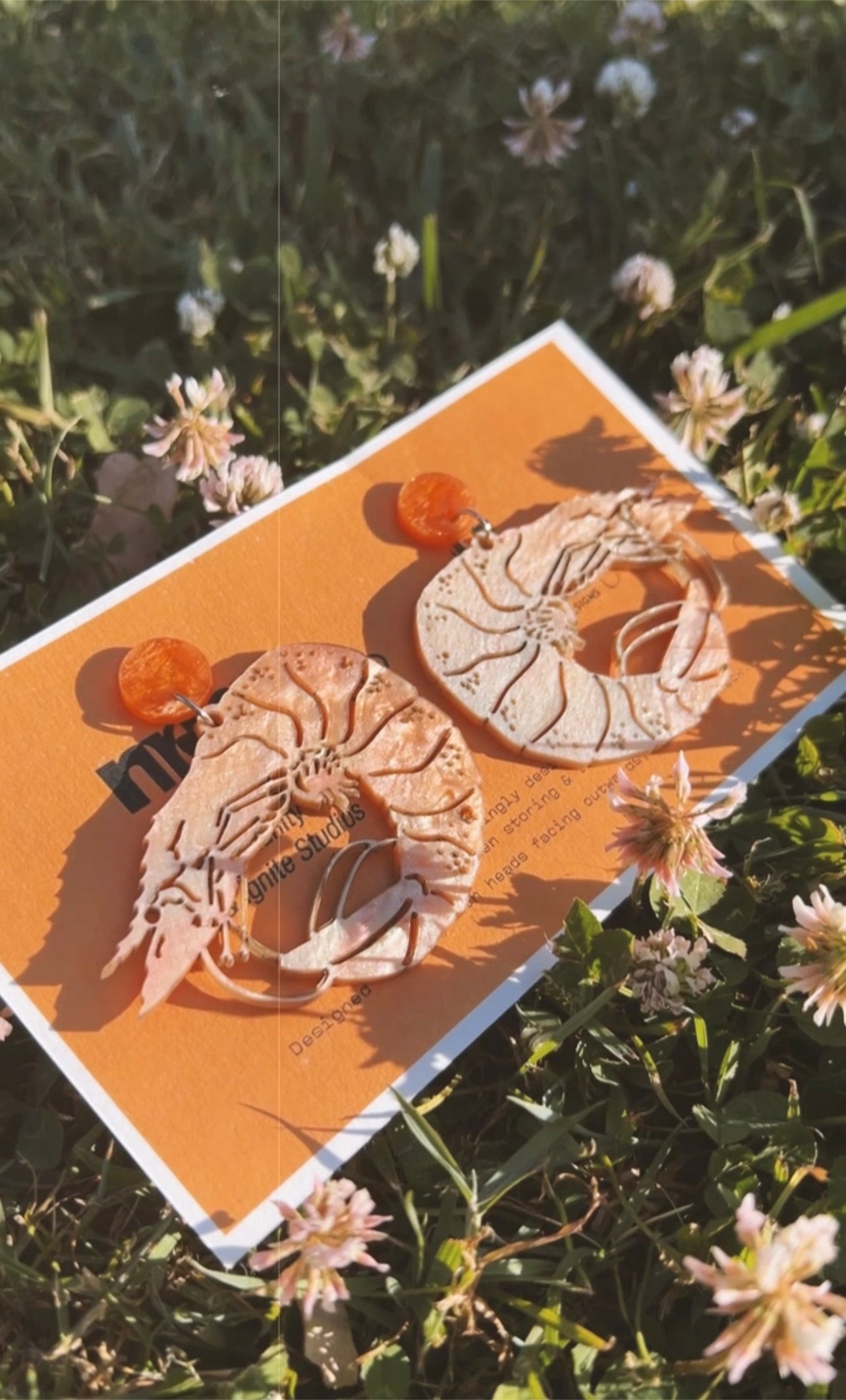 The 'BIG PRAWN' earrings